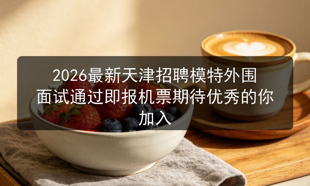 2026最新天津招聘模特外围面试通过即报机票期待优